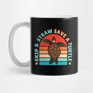 Skip A Straw Save a Turtle Mug